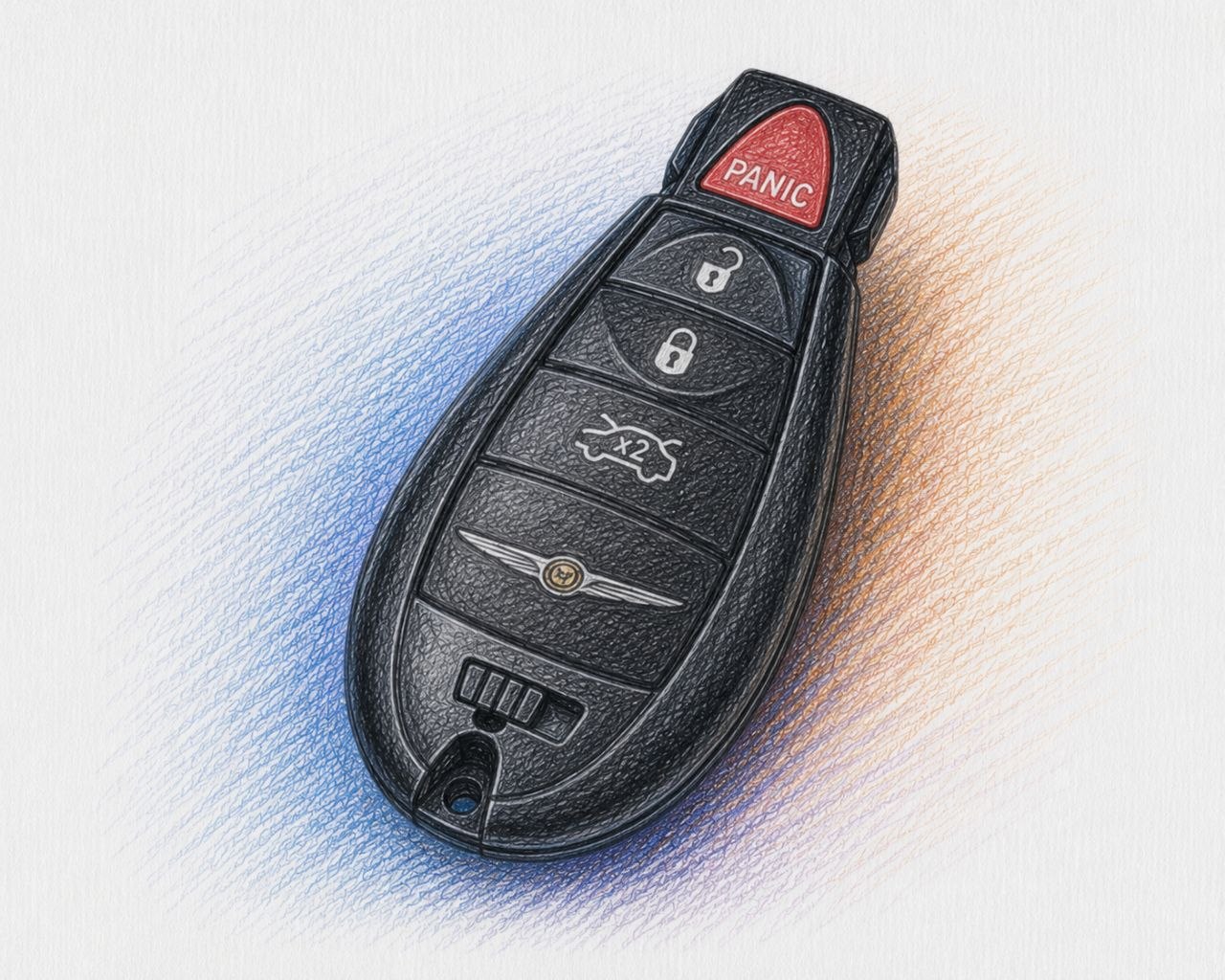 2014 Jeep Liberty Fish key Key